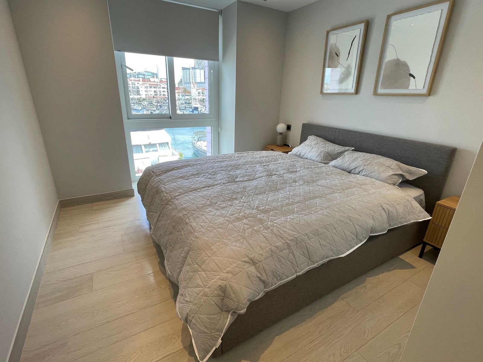 Second bedroom with marina view